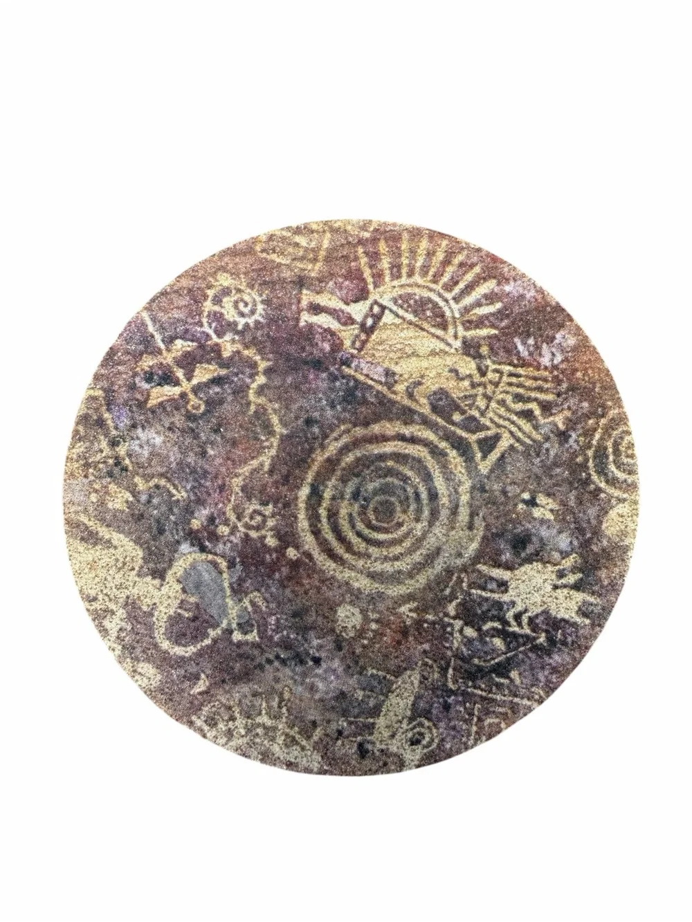 Thirsty stone Drink Coasters Bar Set of 4 Southwest Native American Design 4